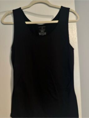 Worthington Black Women's Tank Top - Clean Scoop Neck